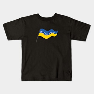 Ukraine Support No War Promote Peace Kids T-Shirt